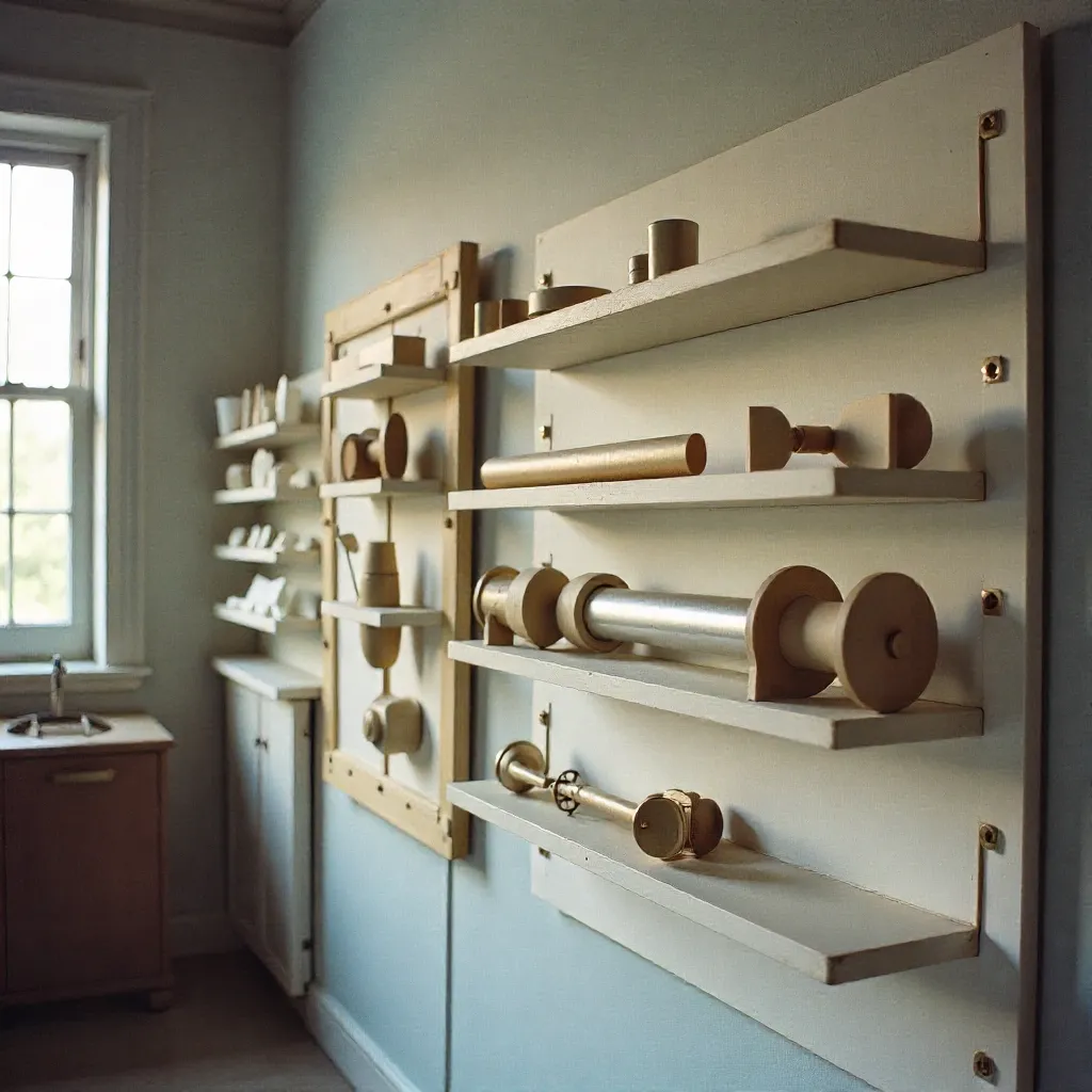 Klassiske kurtainklip i messing