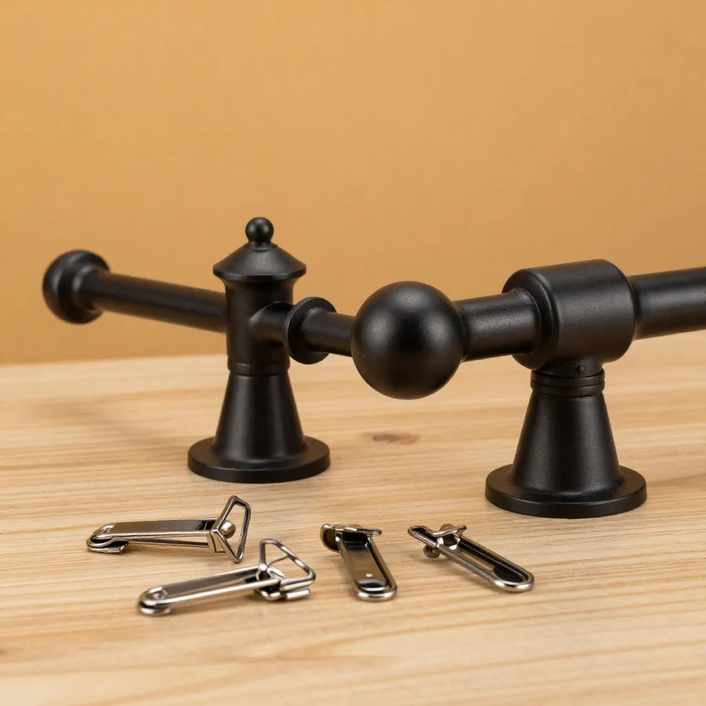 Placering af kurtainstænger